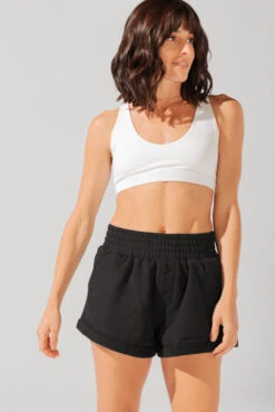 Ooey Gooey Lounge Shorts With Pockets- Black -Quality Sport Wear OPF7438 Edit