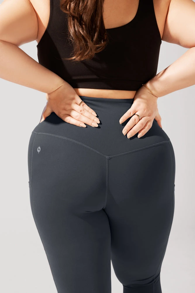 Supersculpt™ Leggings With Pockets - Smoky Grey 6 Supersculpt™ Leggings With Pockets - Smoky Grey - Image 6