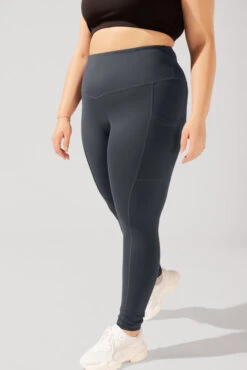 Supersculpt™ Leggings With Pockets - Smoky Grey 15 Supersculpt™ Leggings With Pockets - Smoky Grey -Quality Sport Wear OPF8205 Edit