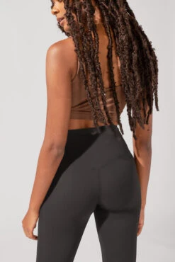 Crisscross Hourglass® Bell Bottom With Pockets - Black -Quality Sport Wear OPF9071 Edit