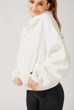 Pullover Cloud Hoodie - White -Quality Sport Wear OPF9590 Edit