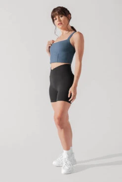 Daphne Corset Crop Top - Indigo Teal -Quality Sport Wear OntheGoCorsetCrop IndigoTeal 1047 0016 Edit