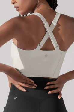 Daphne Corset Crop Top - Light Sand -Quality Sport Wear OntheGoCorsetCrop lightsand 1047 0020 Edit