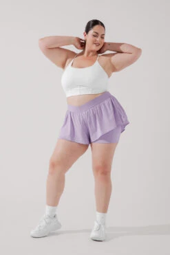 On The Run Ruffle Short - Orchid Bloom -Quality Sport Wear OntheRunRuffleShort OrchidBloom 4017 2512 Edit de677d91 d5da 4a9b 864e 13c7fef3f9c3