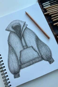 Ooey Gooey Half Zip Sweater - Almond Milk -Quality Sport Wear OoeyGooeyHalfZipSketchPopflex