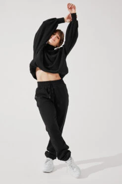 Ooey Gooey Sweatpant - Black -Quality Sport Wear OoeyGooeySweatpants Black C1021 0152 Edit