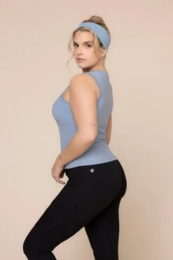 Peekaboo Crew Tank - Blue Storm -Quality Sport Wear Peek a booCrewTank BlueStorm B1024 03057