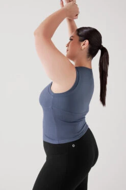 Peekaboo Crew Tank - American Blue -Quality Sport Wear PeekabooCrewTank AmericanBlue B1024 1042 Edit 85a07f15 b470 49b3 b9a8 c4bc97014600