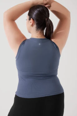 Peekaboo Crew Tank - American Blue -Quality Sport Wear PeekabooCrewTank AmericanBlue B1024 1057 Edit dbe0ad70 d3f2 4fbc af87 bc12ac250dbe