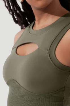 Peekaboo Crew Tank - Ivy -Quality Sport Wear PeekabooCrewTank Ivy B1024 0346 Edit f7a7f062 01ad 4694 838b 70c12866a107