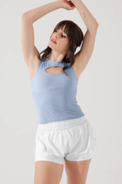 Peekaboo Crew Tank - Sky Blue -Quality Sport Wear PeekabooCrewTank SkyBlue B1024 1981 Edit 421d7760 8dd6 42b1 89cb 50ac9e4acc41