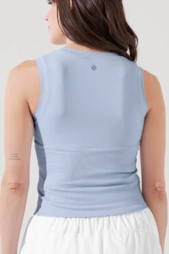 Peekaboo Crew Tank - Sky Blue -Quality Sport Wear PeekabooCrewTank SkyBlue B1024 1996 Edit ebc63d15 a574 44a9 b799 5de42d95acdb
