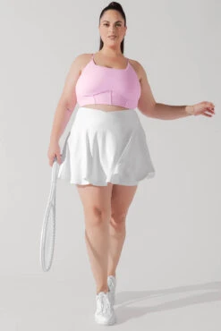 Plié Corset Crop Bralette - Bubblegum -Quality Sport Wear PileCorsetCropTop Bubblegum 1049 0011 Edit 1