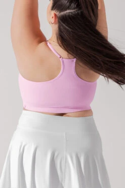 Plié Corset Crop Bralette - Bubblegum -Quality Sport Wear PileCorsetCropTop Bubblegum 1049 0051 Edit 1