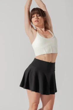 Plié Corset Crop Bralette - Cream -Quality Sport Wear PileCorsetCropTop Cream 1049 0033 Edit 1