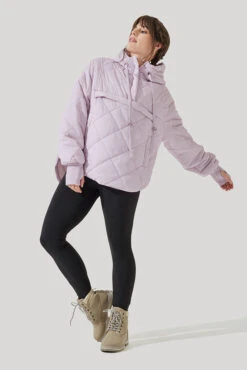 Pillow Packable Puffer Jacket - Orchid Ice -Quality Sport Wear Pillow Packable Puffer Jacket Orchid Ice E1006 2082