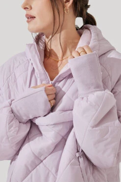 Pillow Packable Puffer Jacket - Orchid Ice -Quality Sport Wear Pillow Packable Puffer Jacket Orchid Ice E1006 2136