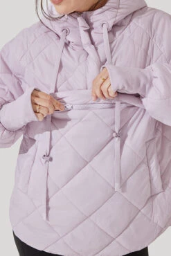 Pillow Packable Puffer Jacket - Orchid Ice -Quality Sport Wear Pillow Packable Puffer Jacket Orchid Ice E1006 2155