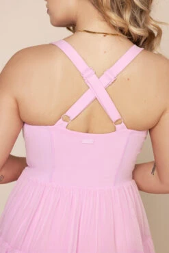Corset Pirouette Dress - Bubblegum -Quality Sport Wear PirouetteDress Bubblegum F1000 02089 Edit