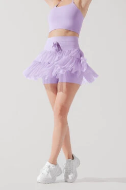 Pirouette Tiered Skort - Digital Lavender -Quality Sport Wear PirouetteSkort DigitalLavender 6064 1439 Edit