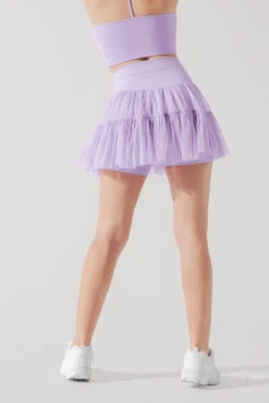 Pirouette Tiered Skort - Digital Lavender -Quality Sport Wear PirouetteSkort DigitalLavender 6064 1455 Edit