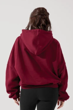 Pullover Cloud Hoodie - Crimson -Quality Sport Wear PulloverCloudHoodie Crimson 5022 0153 Edit