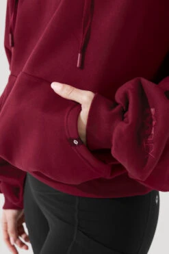 Pullover Cloud Hoodie - Crimson -Quality Sport Wear PulloverCloudHoodie Crimson 5022 0159 Edit