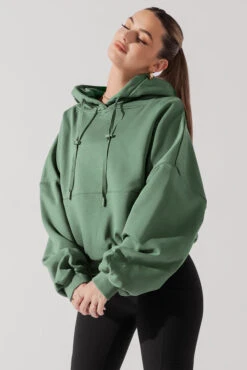 Pullover Cloud Hoodie - Juniper -Quality Sport Wear PulloverCloudHoodie Juniper 5002 0090 Edit