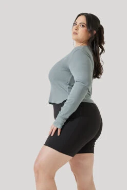 Refine Long Sleeve Top - Stormy Blue -Quality Sport Wear Refine Long Sleeve Top Stormy Blue B1013 1647