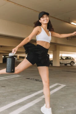 Pirouette Tiered Skort - Black -Quality Sport Wear SM 1312