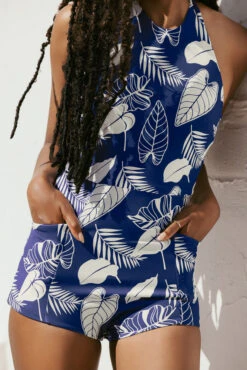 Romper One Piece - Blue Palm 13 Romper One Piece - Blue Palm -Quality Sport Wear Samara10 44800 Edit 2295aac0 7974 4c93 857a eab54ec847e6