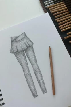 Crisscross Hourglass® Sklegging - Black -Quality Sport Wear Skleggingsketchpopflex 1