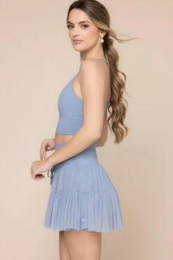 Stellar Bra - Blue Storm -Quality Sport Wear StellarBra 1400 PirouetteSkort BlueStorm 6064 03129