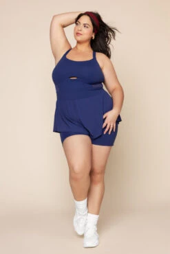 Supershort™ Runsie - Sapphire -Quality Sport Wear SupershortRunsie Sapphire 6042 03666 Edit