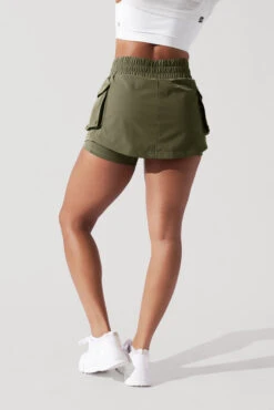 Hiking Superskort™ - Dark Olive -Quality Sport Wear TakeAHikeSkort DarkOlive 8001 1649 Edit