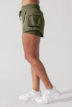 Hiking Superskort™ - Dark Olive -Quality Sport Wear TakeAHikeSkort DarkOlive 8001 1657 Edit
