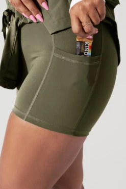 Hiking Superskort™ - Dark Olive -Quality Sport Wear TakeAHikeSkort DarkOlive 8001 1667 Edit