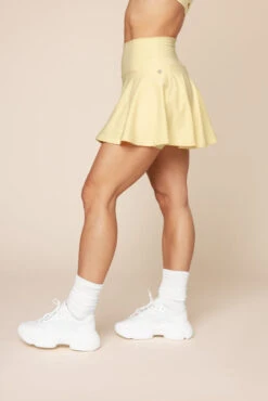 Twirl Skort - Buttercream -Quality Sport Wear TwirlSkort Buttercream 7 Edit