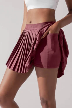 Ace ‘em Pleated Skort - Desert Rose 19 Ace ‘em Pleated Skort - Desert Rose -Quality Sport Wear VenusSkort DesertRose H1002 0003 Edit 1