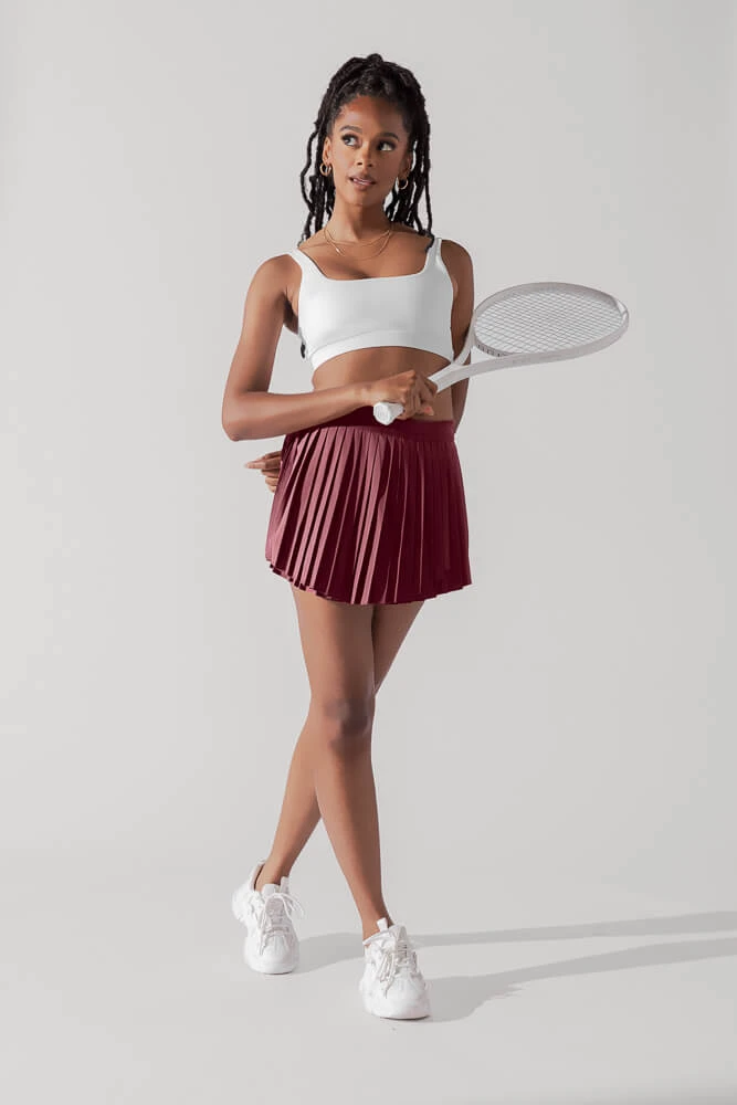 Ace ‘em Pleated Skort - Desert Rose 6 Ace ‘em Pleated Skort - Desert Rose - Image 6