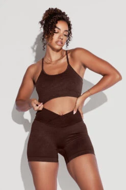 What's The Scoop Seamless Bra - French Roast