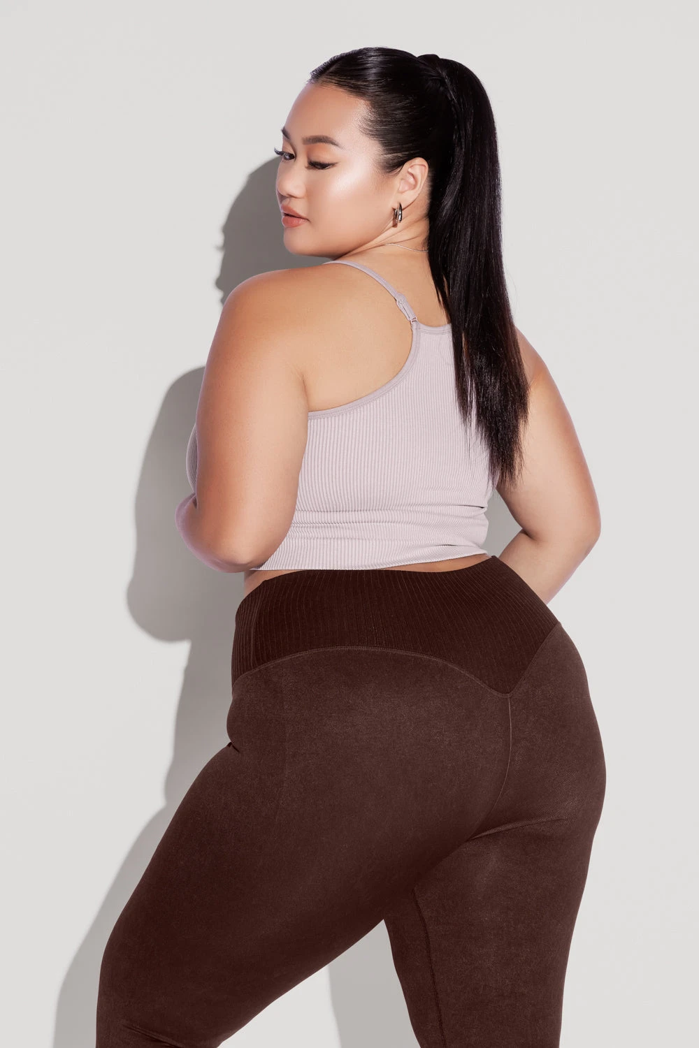 What's The Scoop Seamless Crop Tank - Smoky Lilac 4 What's The Scoop Seamless Crop Tank - Smoky Lilac - Image 4