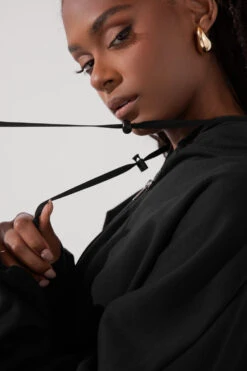 Zip Cloud Hoodie - Black -Quality Sport Wear ZipCloudHoodie Black 5002 0918 Edit