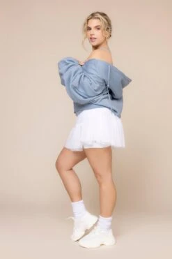 Zip Cloud Hoodie - Blue Storm -Quality Sport Wear ZipCloudHoodie Blue Storm 5002 03674