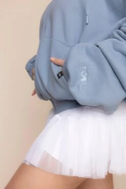 Zip Cloud Hoodie - Blue Storm -Quality Sport Wear ZipCloudHoodie Blue Storm 5002 03722