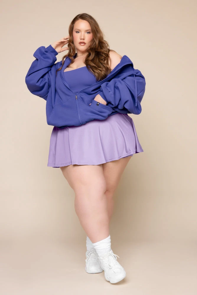 Zip Cloud Hoodie - Iris 7 Zip Cloud Hoodie - Iris - Image 7