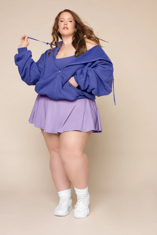 Zip Cloud Hoodie - Iris 2 Zip Cloud Hoodie - Iris - Image 2