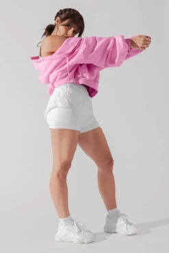 Zip Cloud Hoodie - Malibu Pink -Quality Sport Wear ZipCloudHoodie Bubblegum 5002 0025 Edit 1