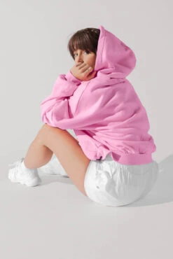Zip Cloud Hoodie - Malibu Pink -Quality Sport Wear ZipCloudHoodie Bubblegum 5002 0071 Edit 1