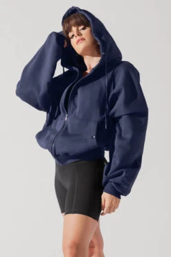 Zip Cloud Hoodie - Academic Navy 13 Zip Cloud Hoodie - Academic Navy -Quality Sport Wear ZipHoodie AcademicNavy 5002 0010 Edit 1
